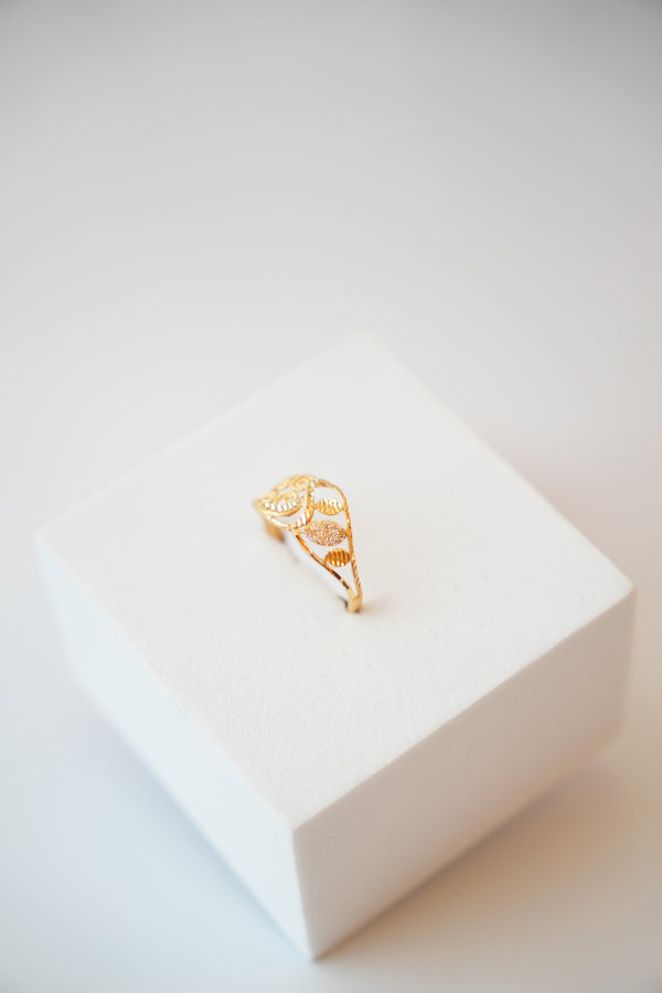 22K Gold Designer Infinity Ladies Ring