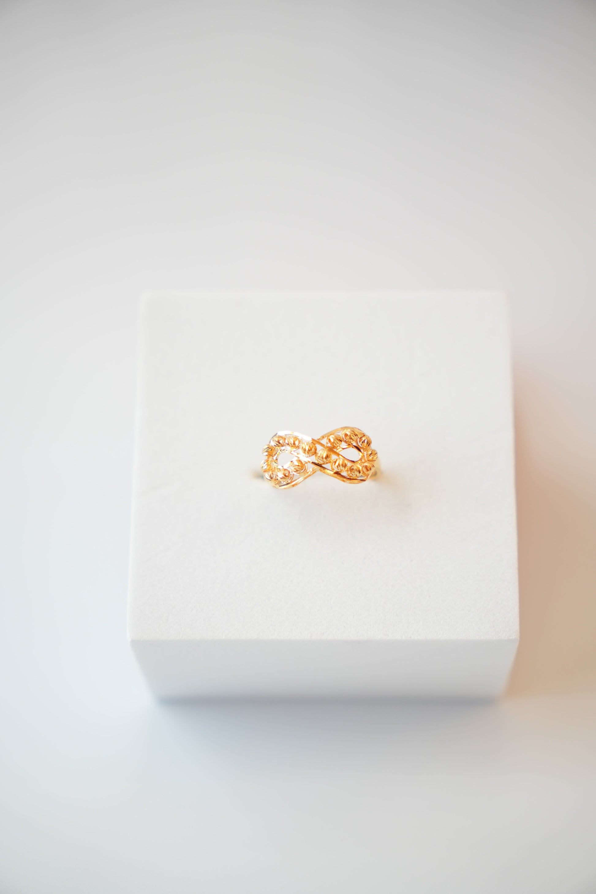 22K Gold Designer Traditional Work Ladies Ring