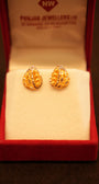 22K Gold Designer Stud Earrings