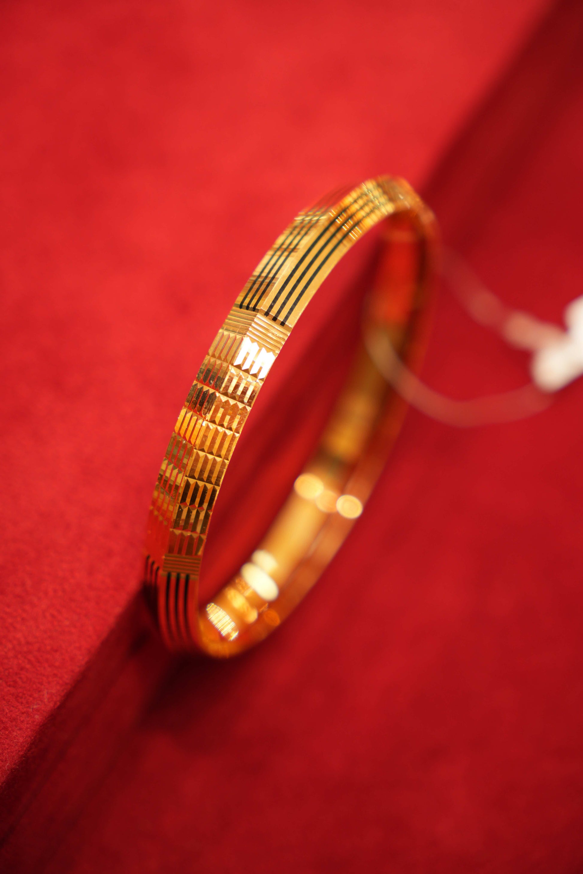 22K Plain Gold Designer Men's Kara