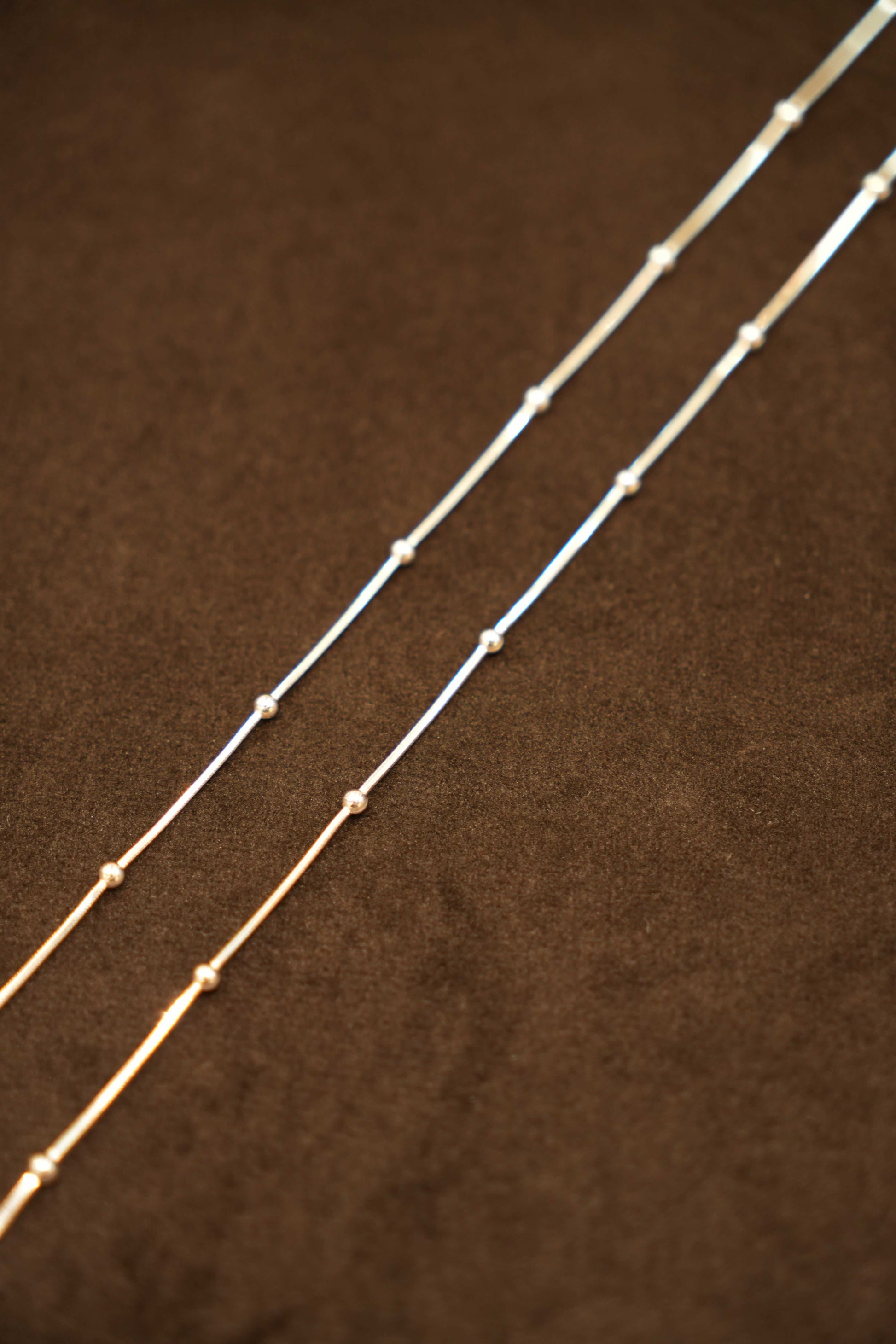 925 Silver Designer Ladies Bead Anklets
