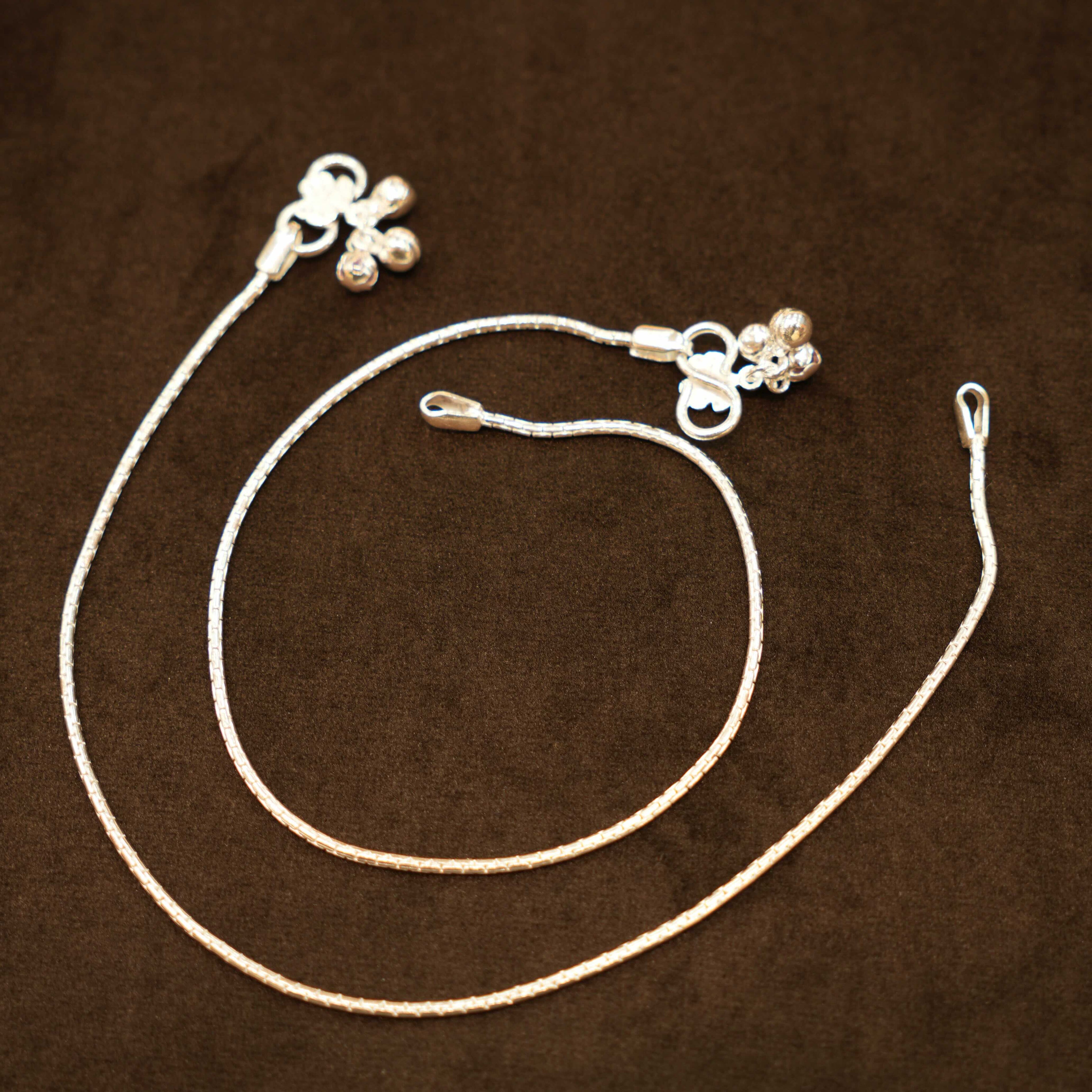 925 Silver Designer Anklets