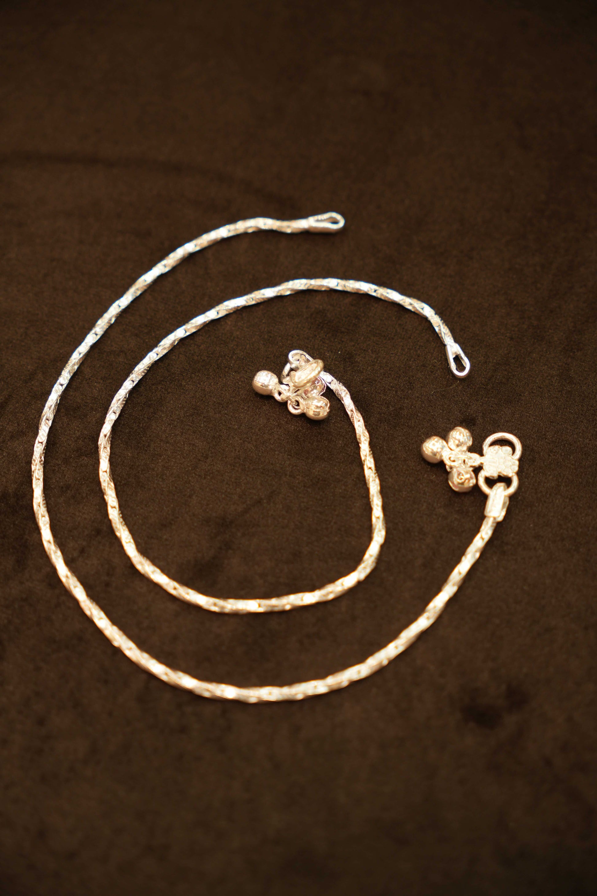 925 Silver Designer Rope Ladies Anklets