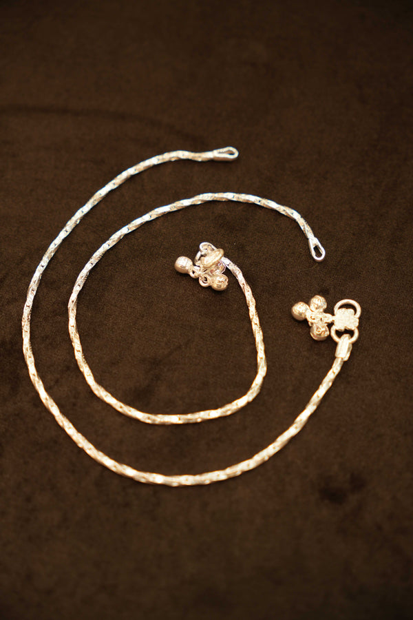 925 Silver Designer Rope Ladies Anklets