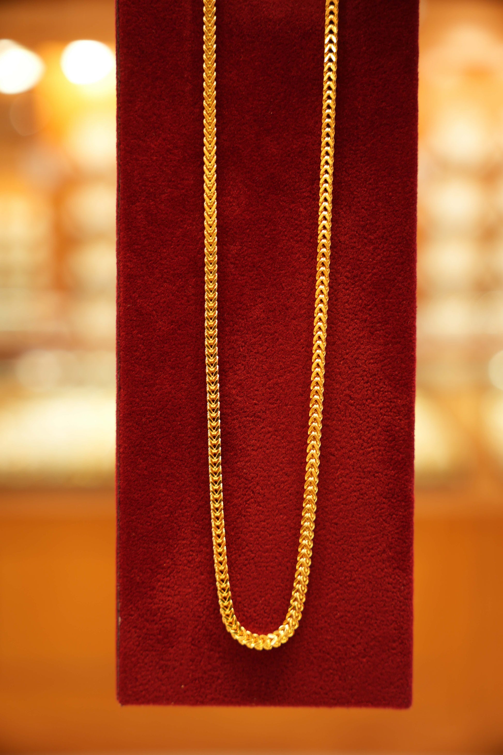 22K Gold Chic Men's Chain (20 Inches)
