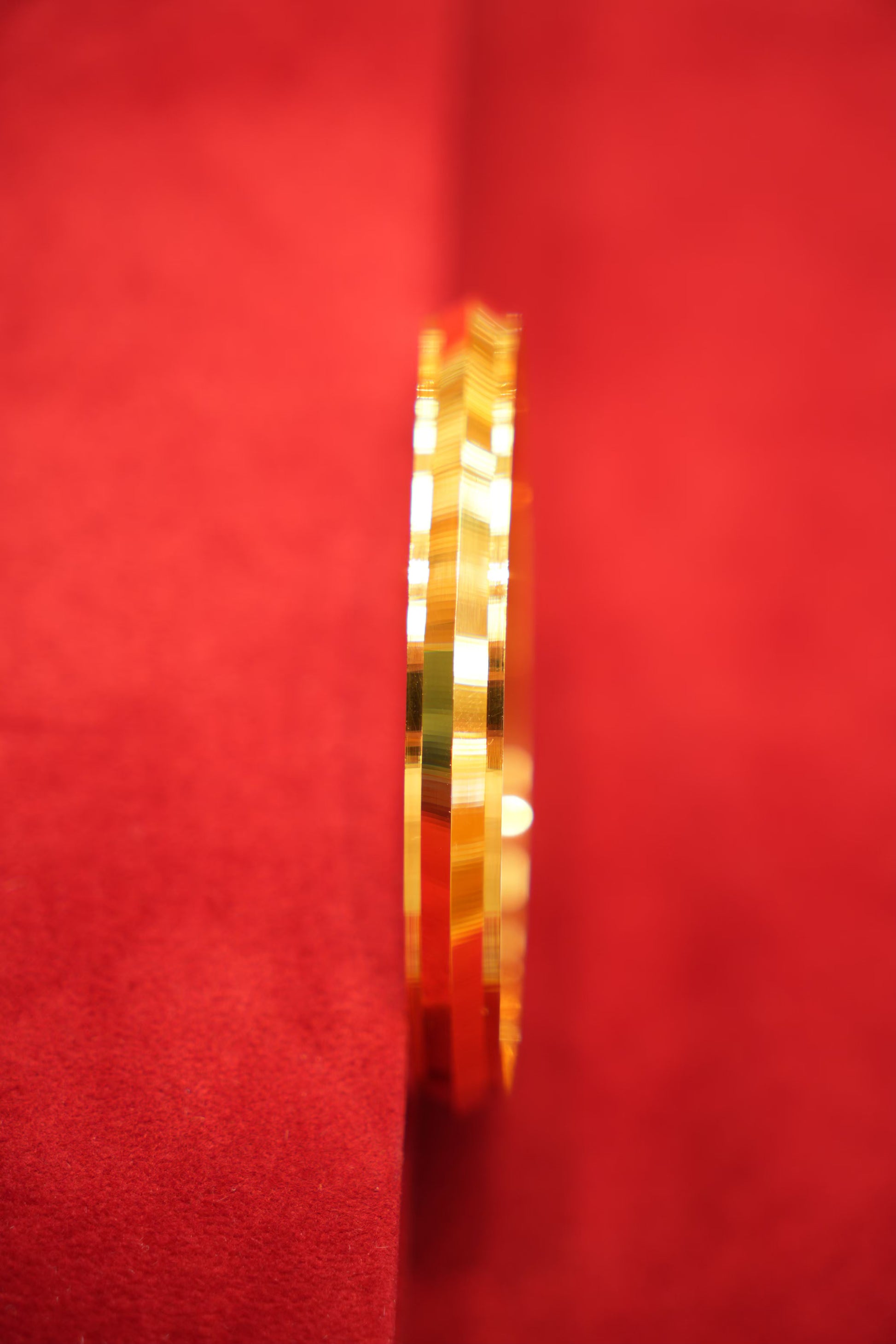 22K Gold Designer Sikhi Men's Kara