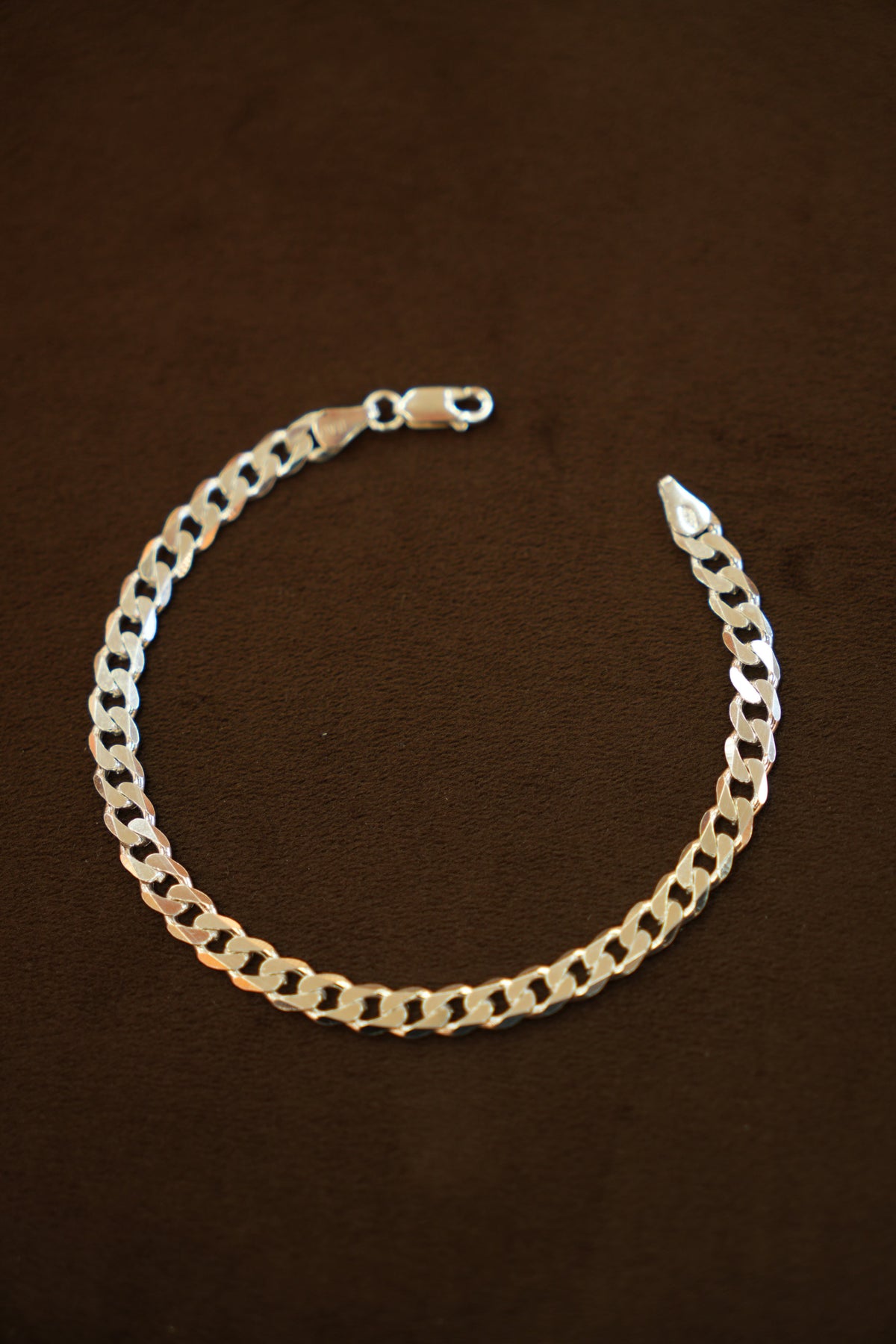 925 Silver Designer Men's Cuban Link Bracelet (6 mm)