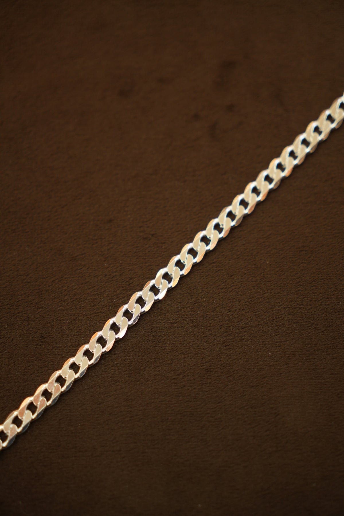 925 Silver Designer Men's Cuban Link Bracelet (6 mm)