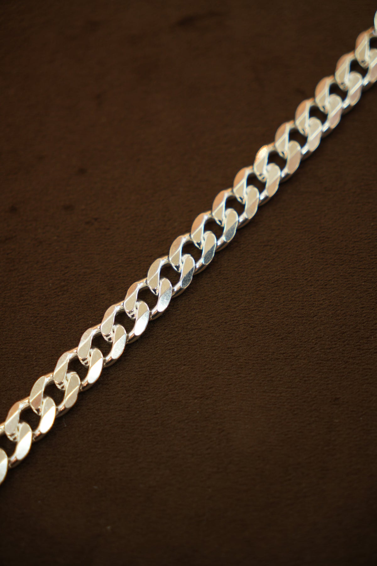 925 Silver Designer Men's Cuban Link Bracelet (9 mm)