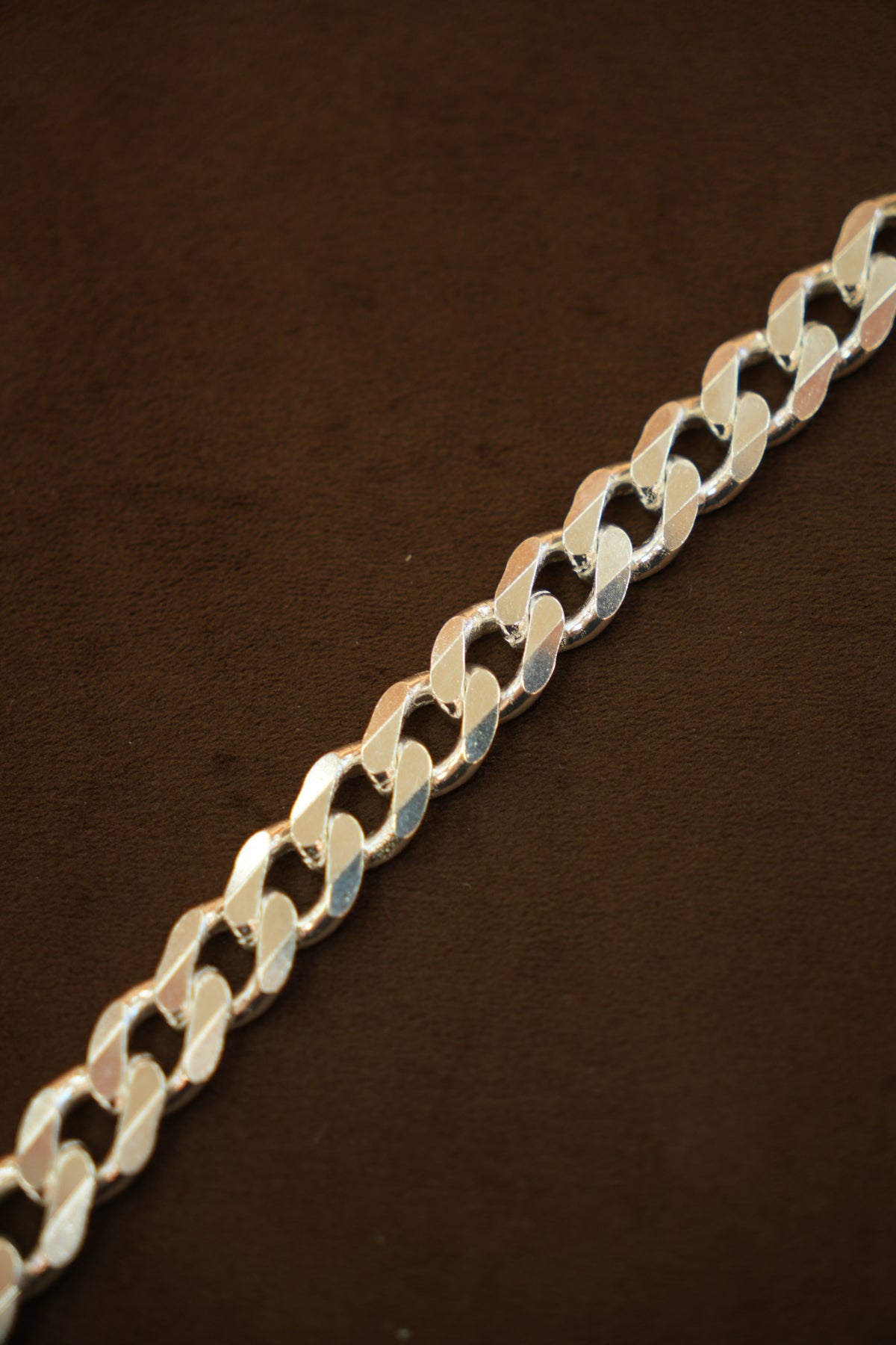 925 Silver Designer Men's Cuban Link Bracelet (13 mm)