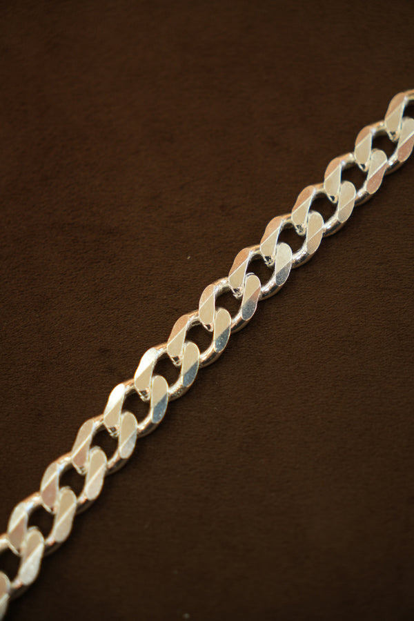 925 Silver Designer Men's Cuban Link Bracelet (13 mm)