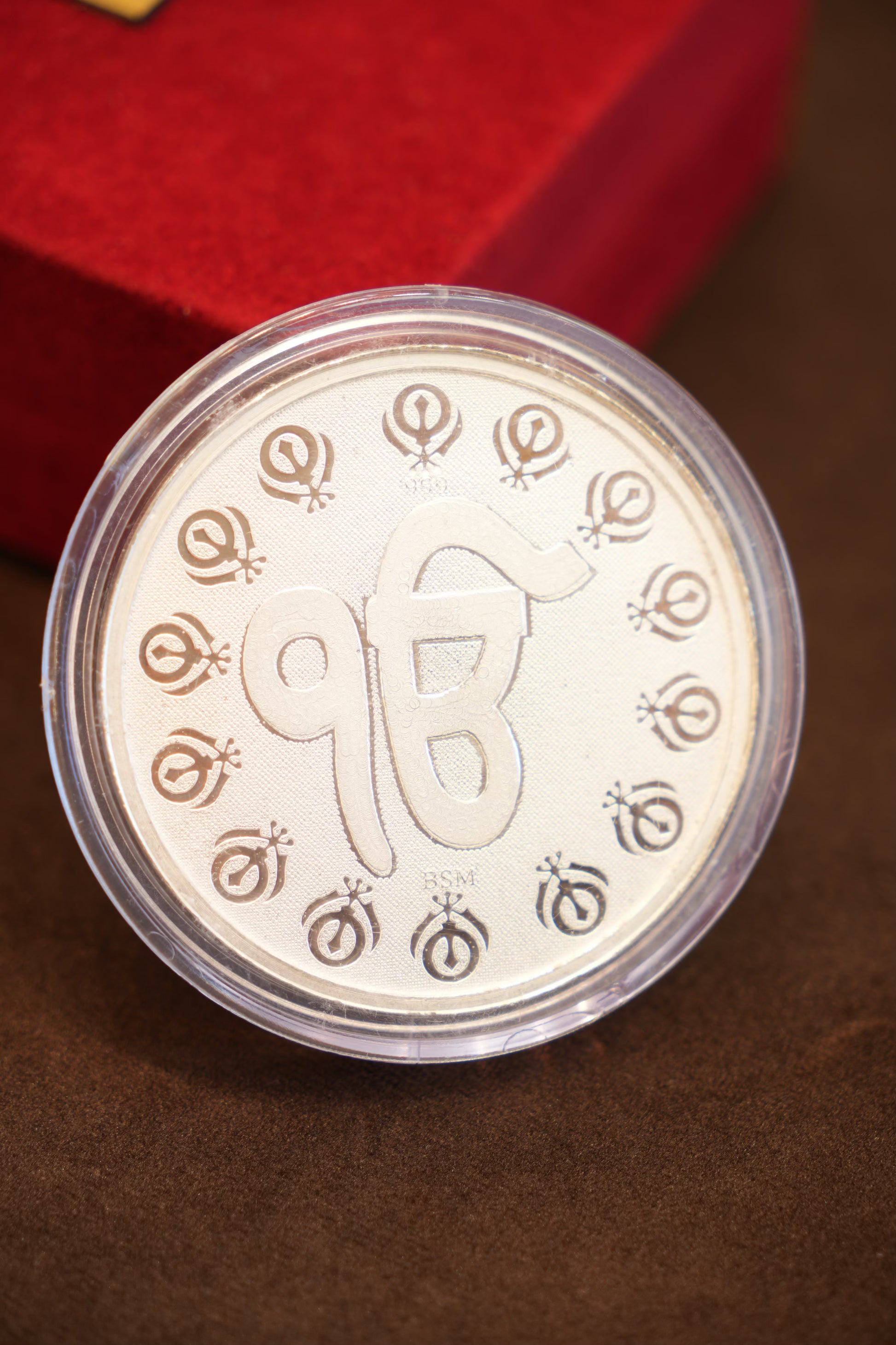 Silver Guru Nanak Dev Ji Coin (100 grams)