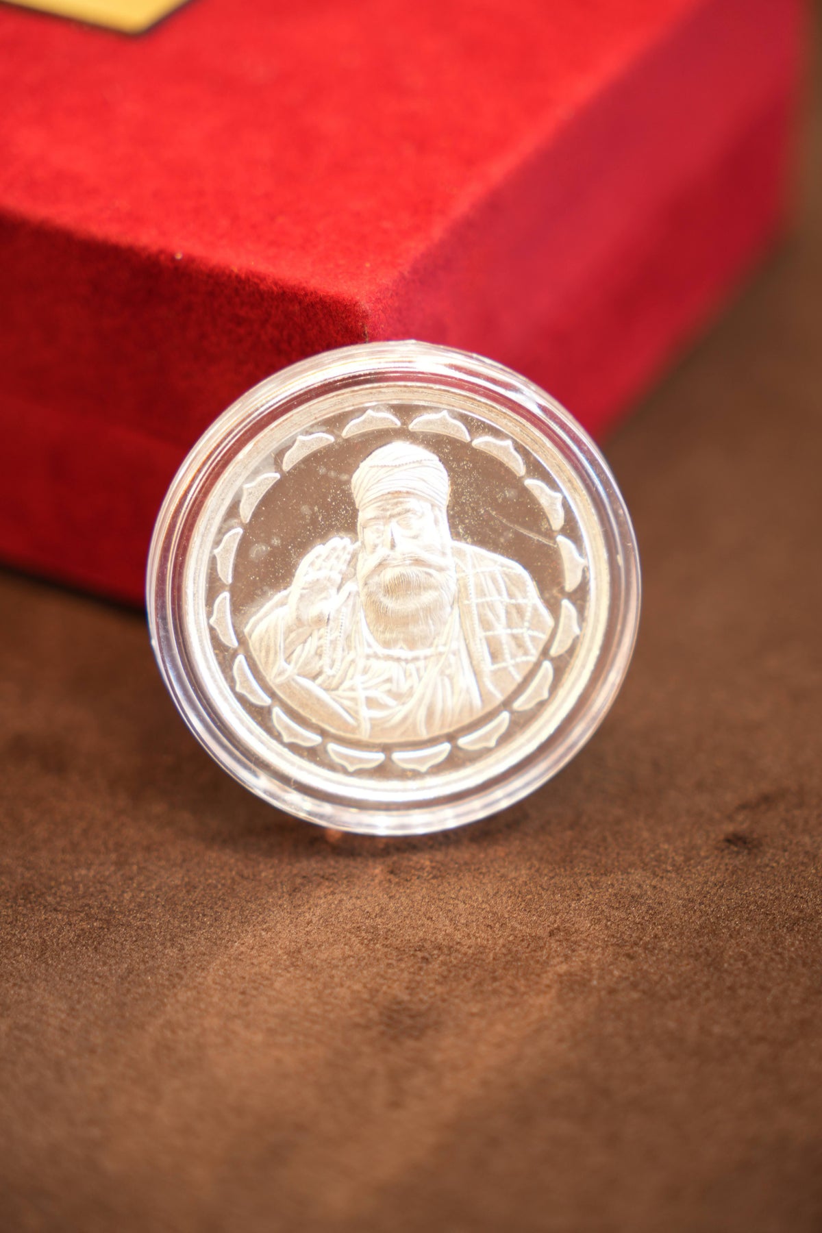 999 Pure Silver Guru Nanak Dev Ji Coin (20 grams)