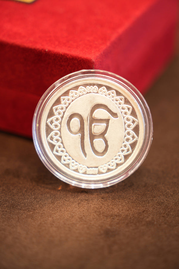 999 Pure Silver Guru Nanak Dev Ji Coin (20 grams)