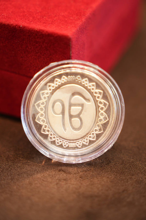 999 Pure Silver Guru Nanak Dev Ji Coin (10 grams)