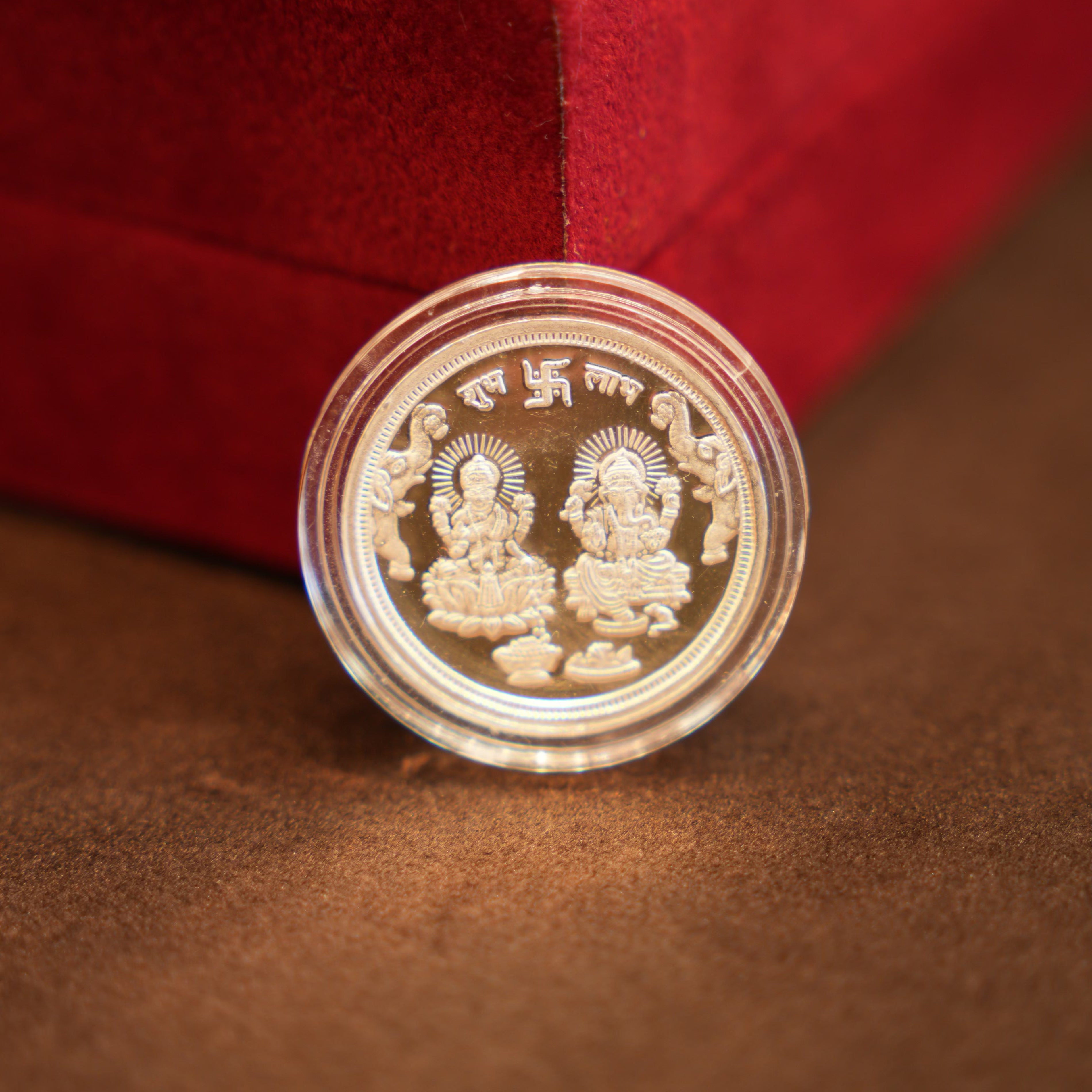 999 Pure Silver Laxmi Ganesh Ji Coin (5 grams)