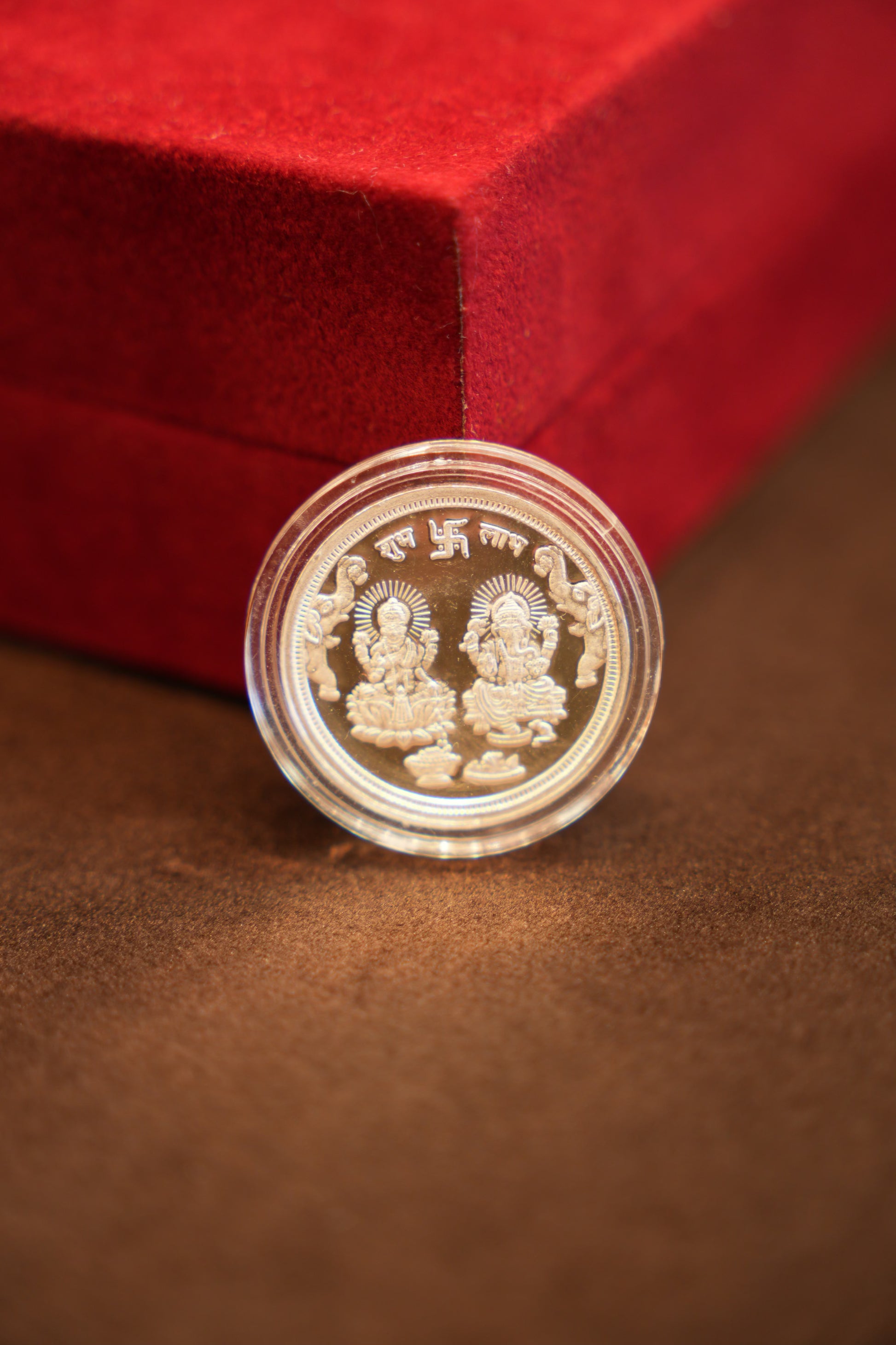 999 Pure Silver Laxmi Ganesh Ji Coin (5 grams)