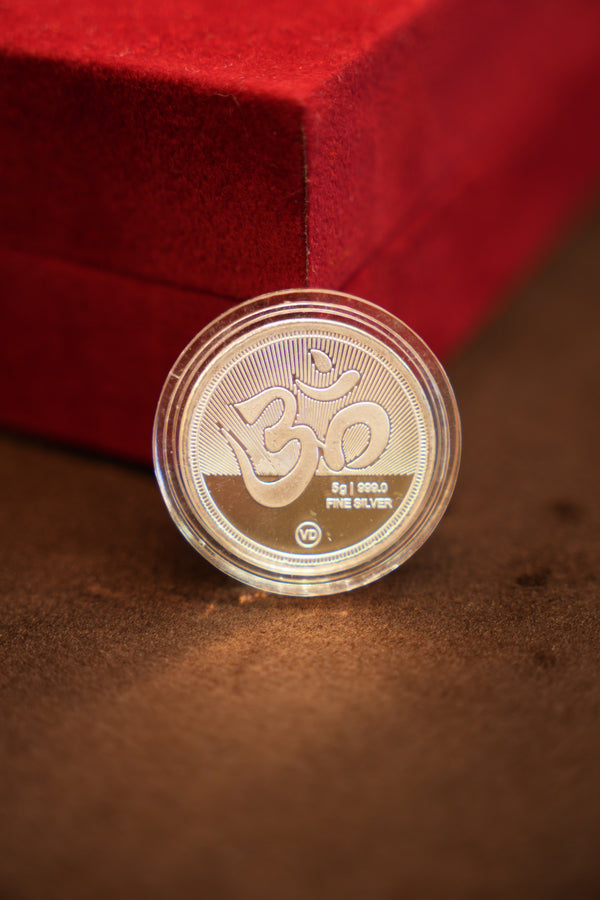 999 Pure Silver Laxmi Ganesh Ji Coin (5 grams)