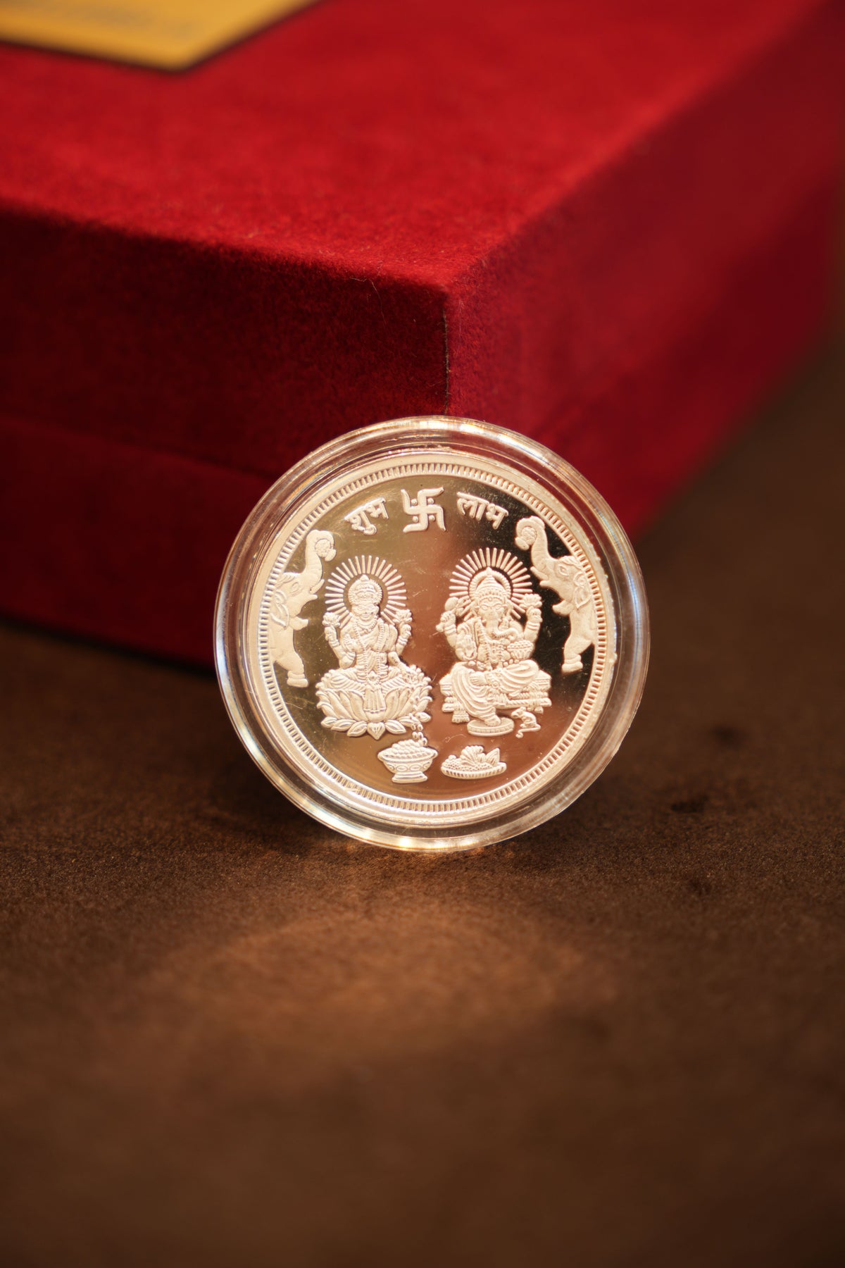 999 Pure Silver Laxmi Ganesh Ji Coin (10 grams)