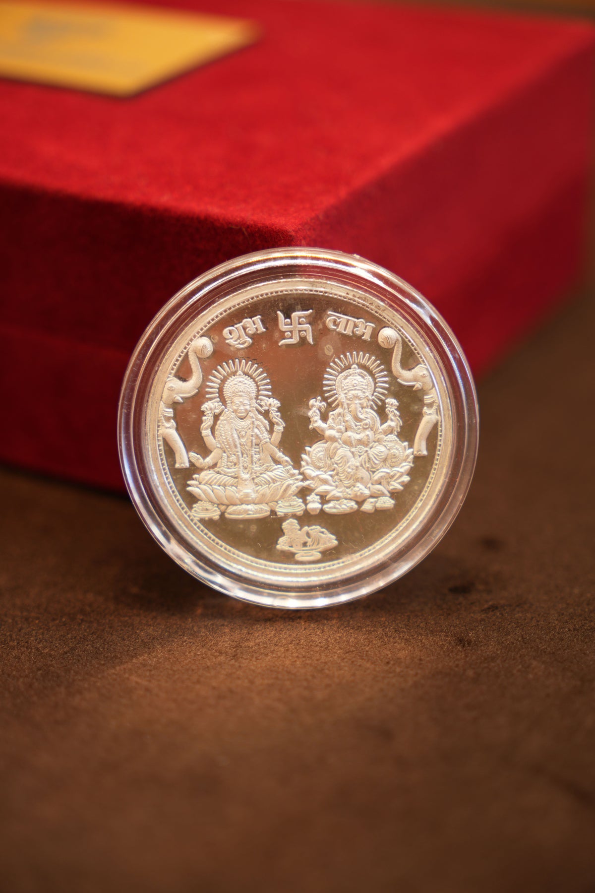 999 Pure Silver Laxmi Ganesh Ji Coin (20 grams)