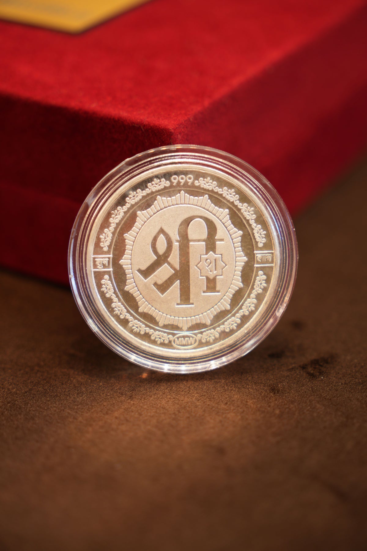 999 Pure Silver Laxmi Ganesh Ji Coin (20 grams)