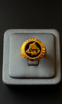 22K Gold Designer Mens Ring