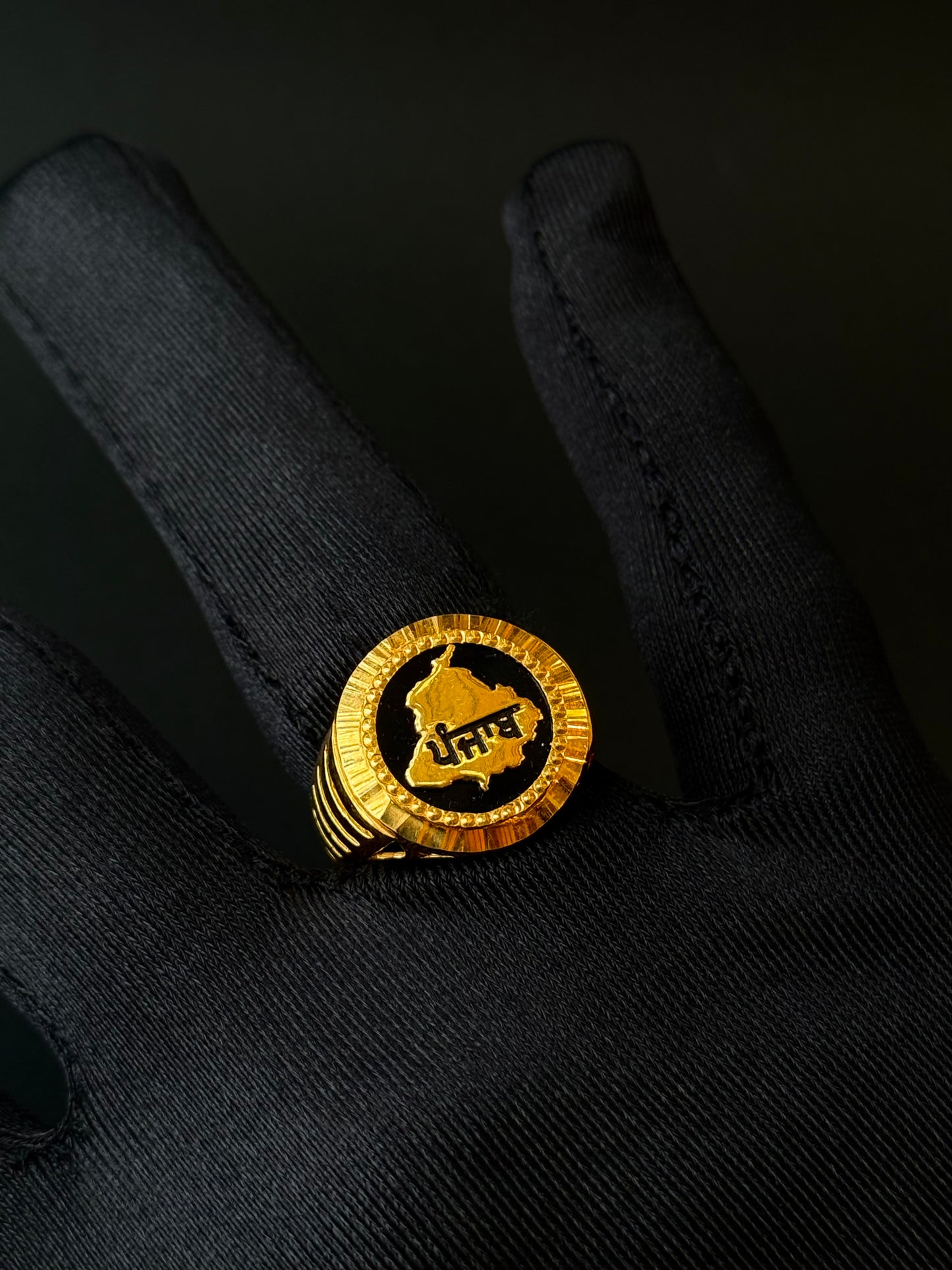 22K Gold Men's Ring