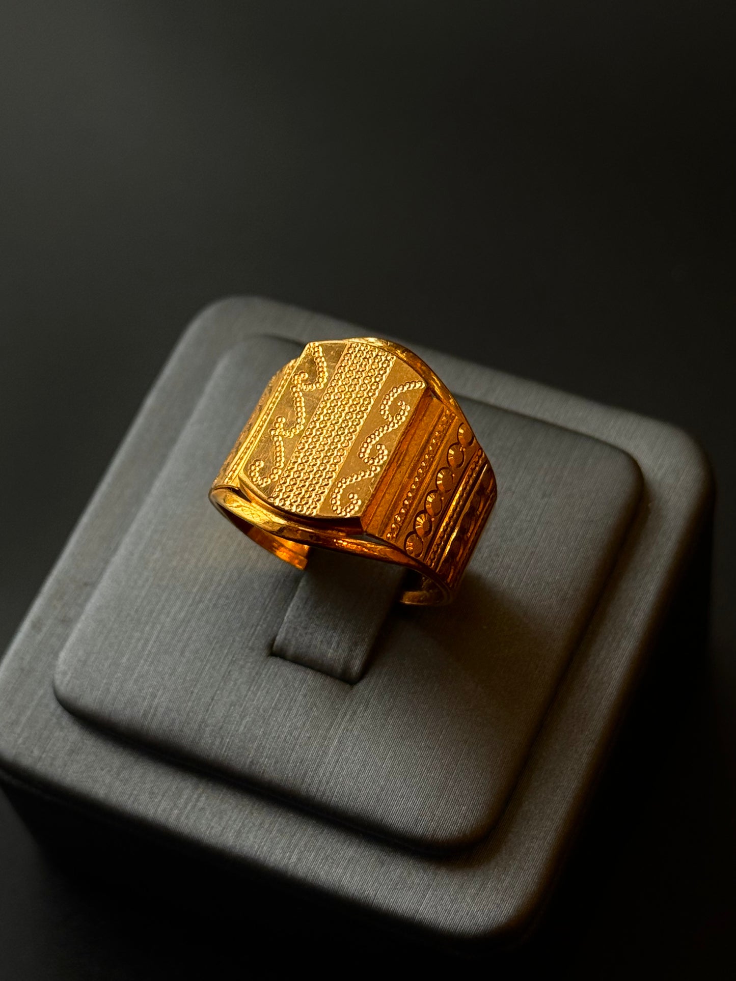 22K Gold Men's Ring
