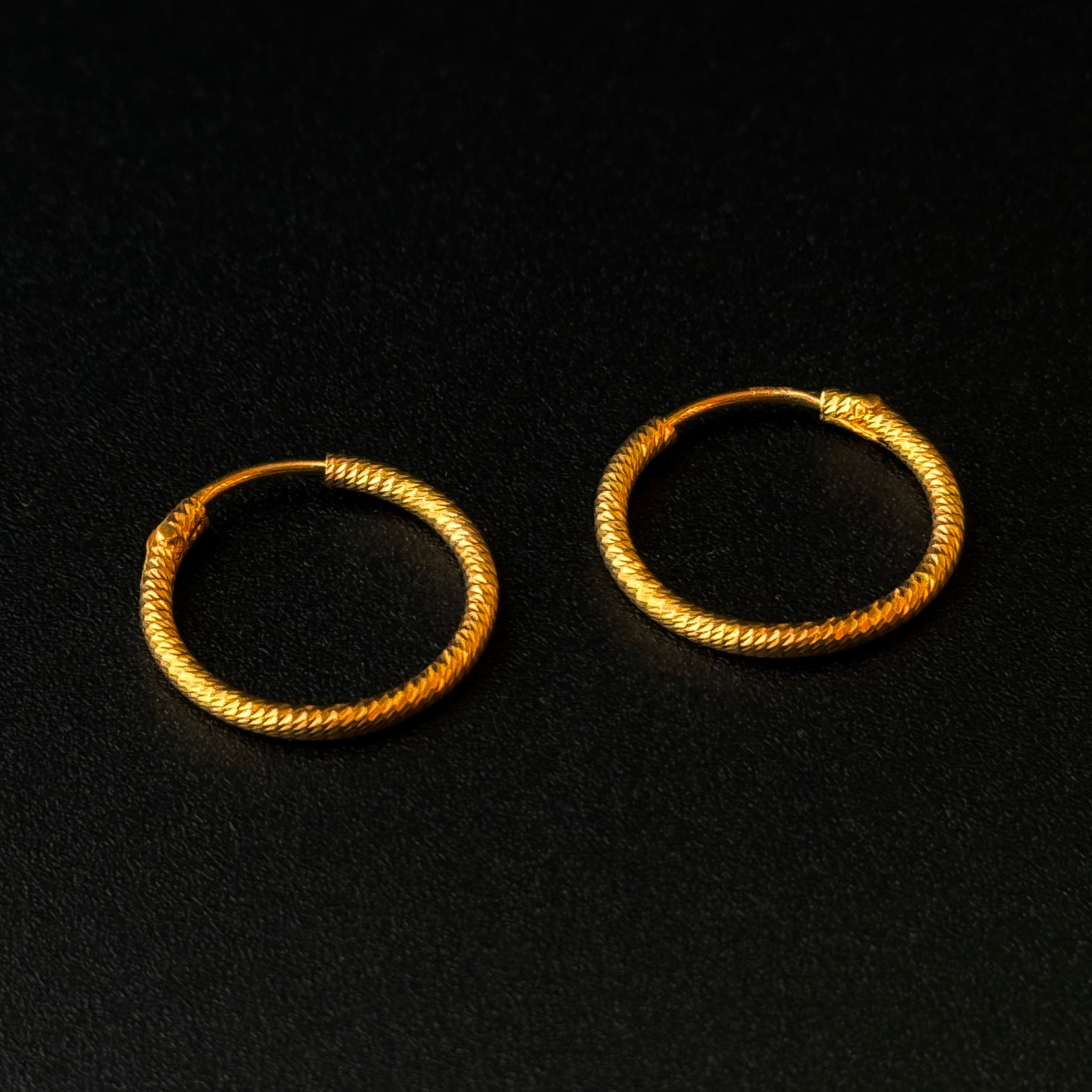 22K Gold Ladies Earrings