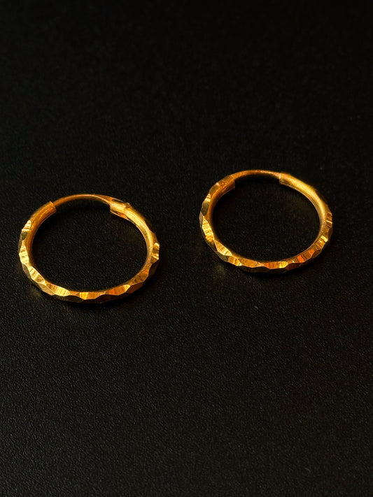 22K Gold Ladies Earrings