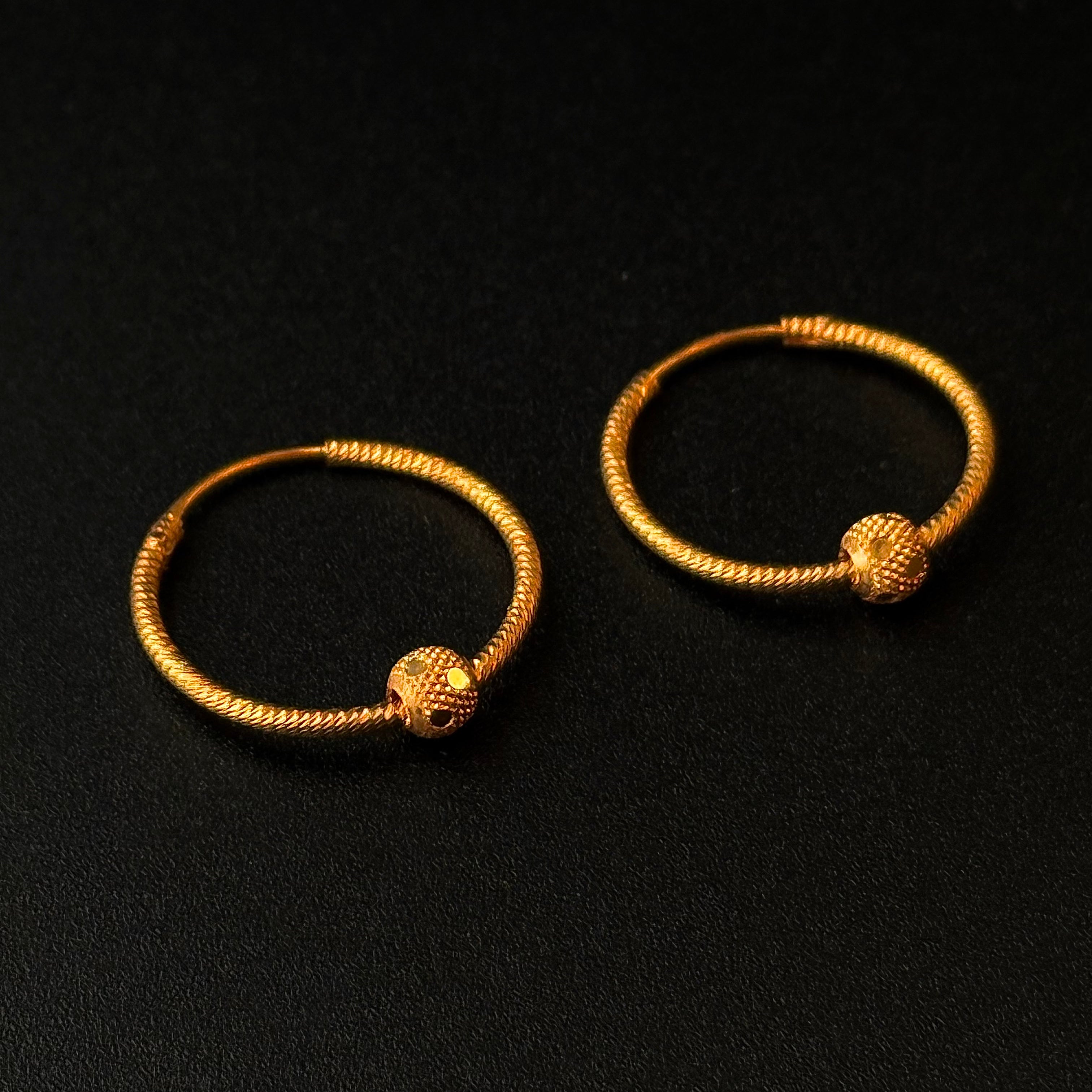 22K Gold Ladies Earrings