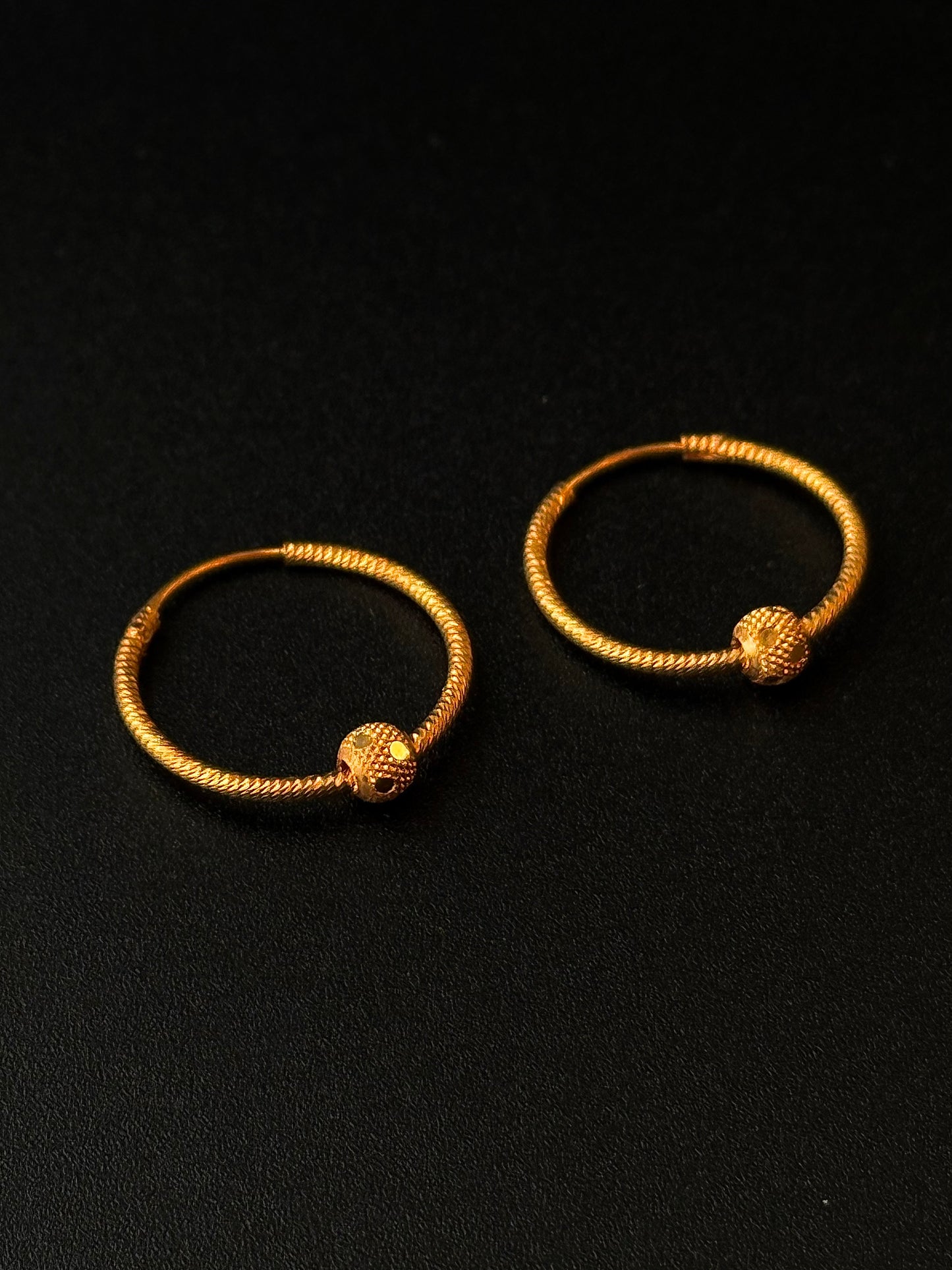 22K Gold Ladies Earrings