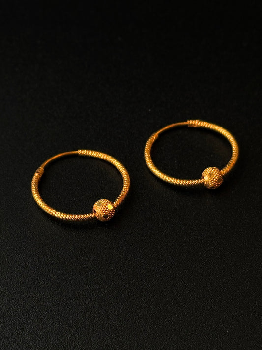 22K Gold Ladies Earrings