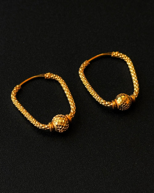 22K Gold Ladies Earrings