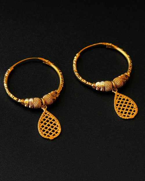 22K Gold Ladies Earrings