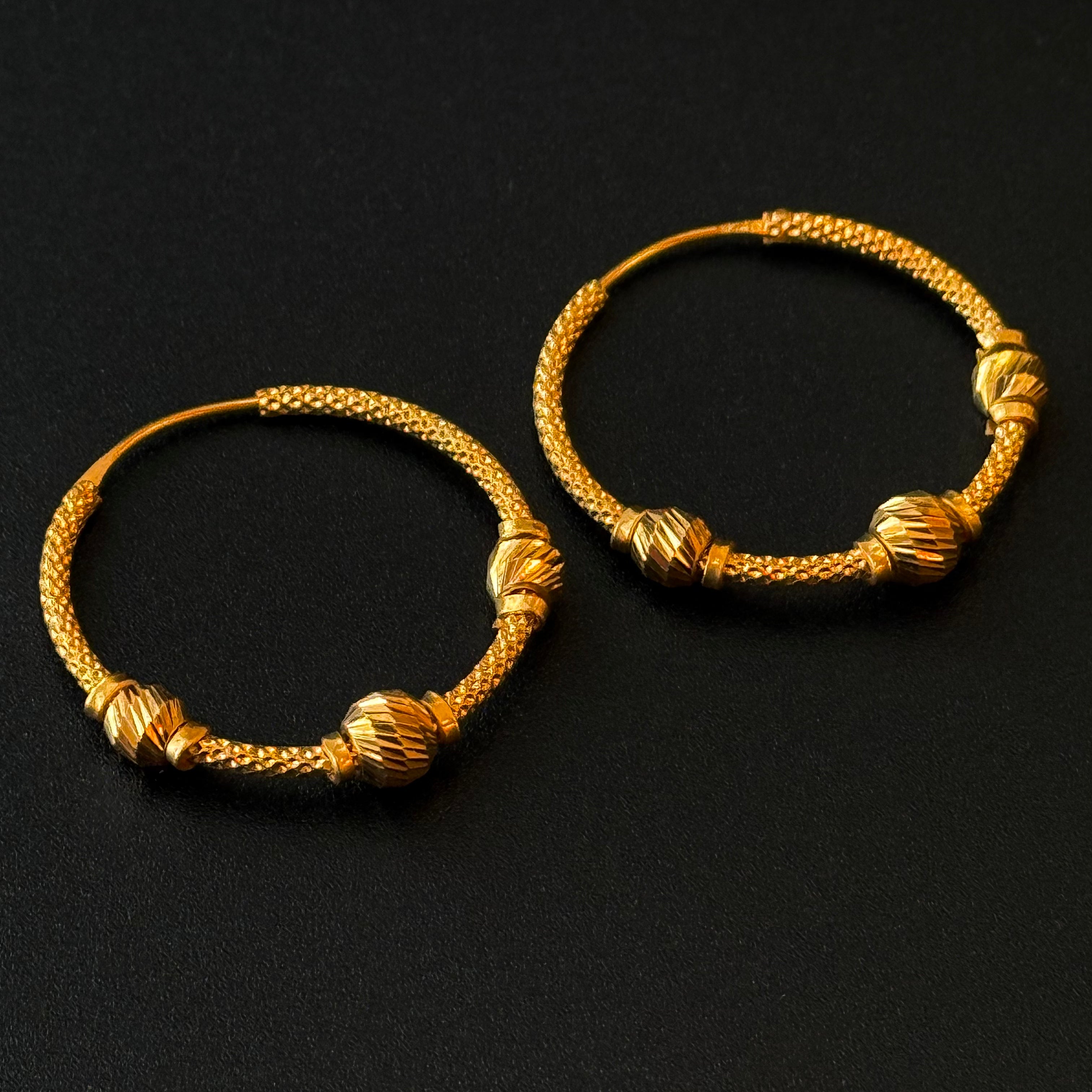 22K Gold Ladies Earrings