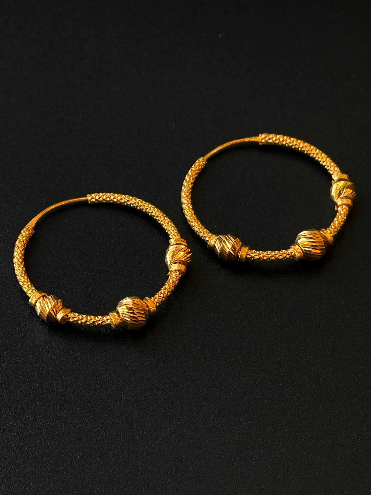 22K Gold Ladies Earrings