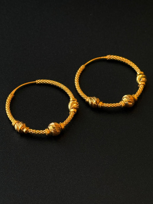 22K Gold Ladies Earrings