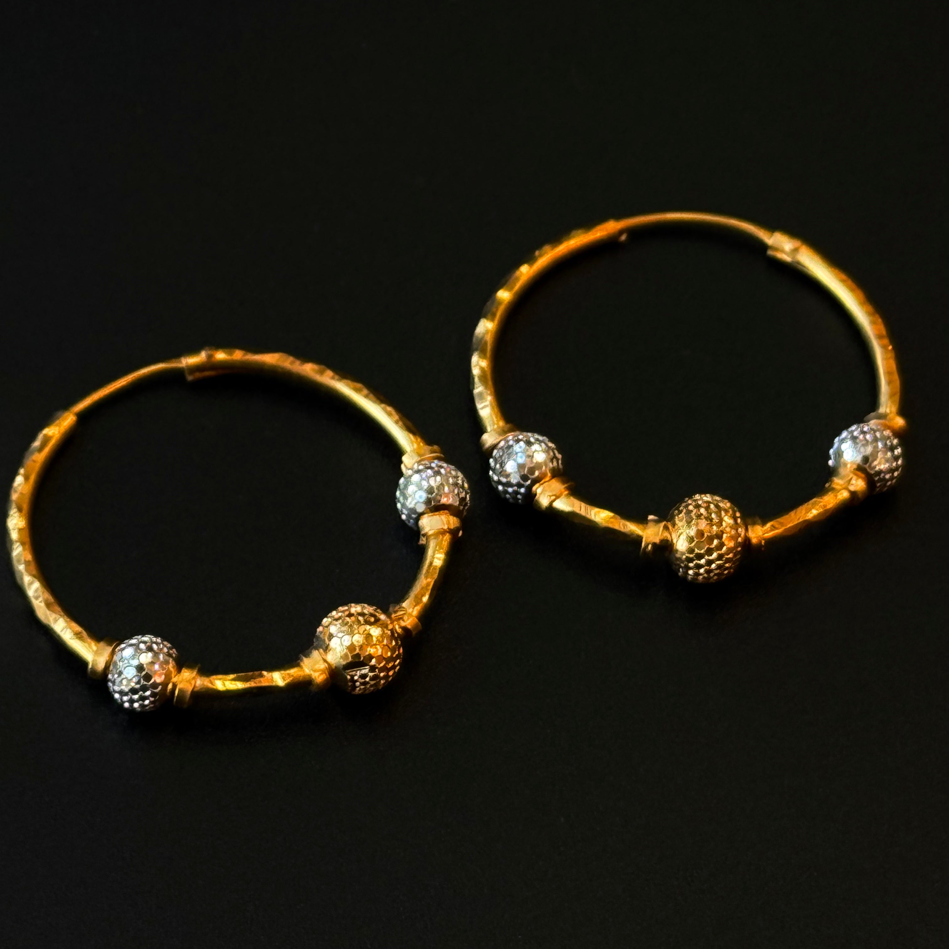 22K Gold Ladies Earrings