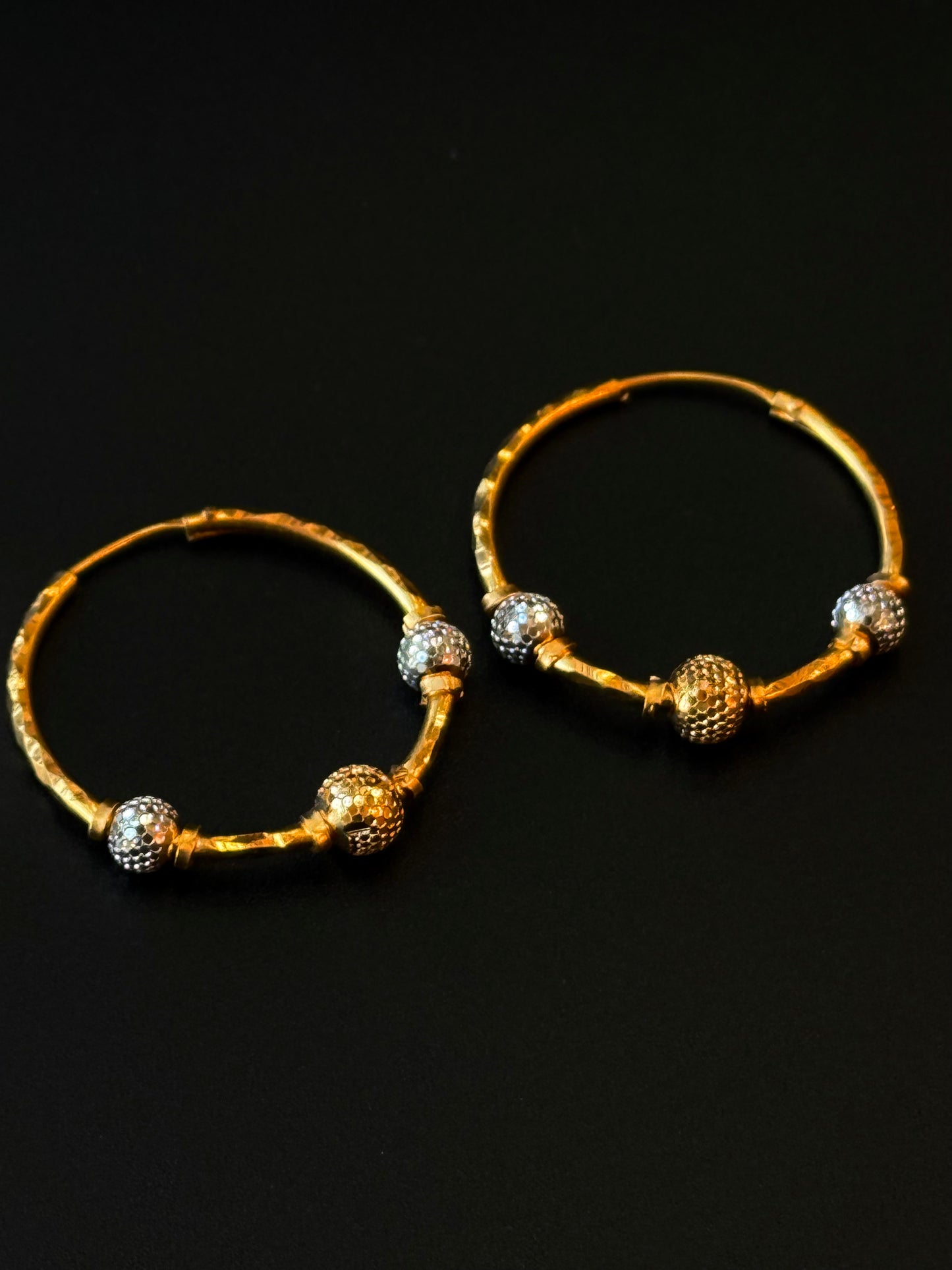 22K Gold Ladies Earrings