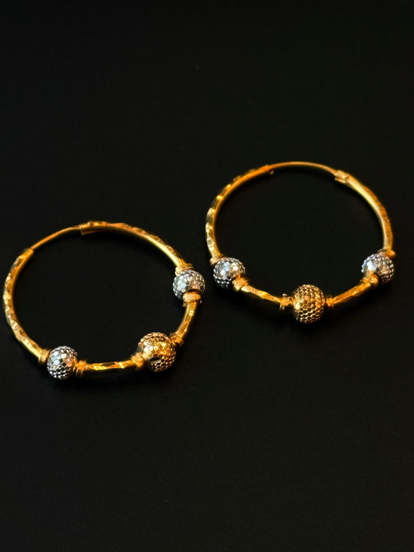 22K Gold Ladies Earrings