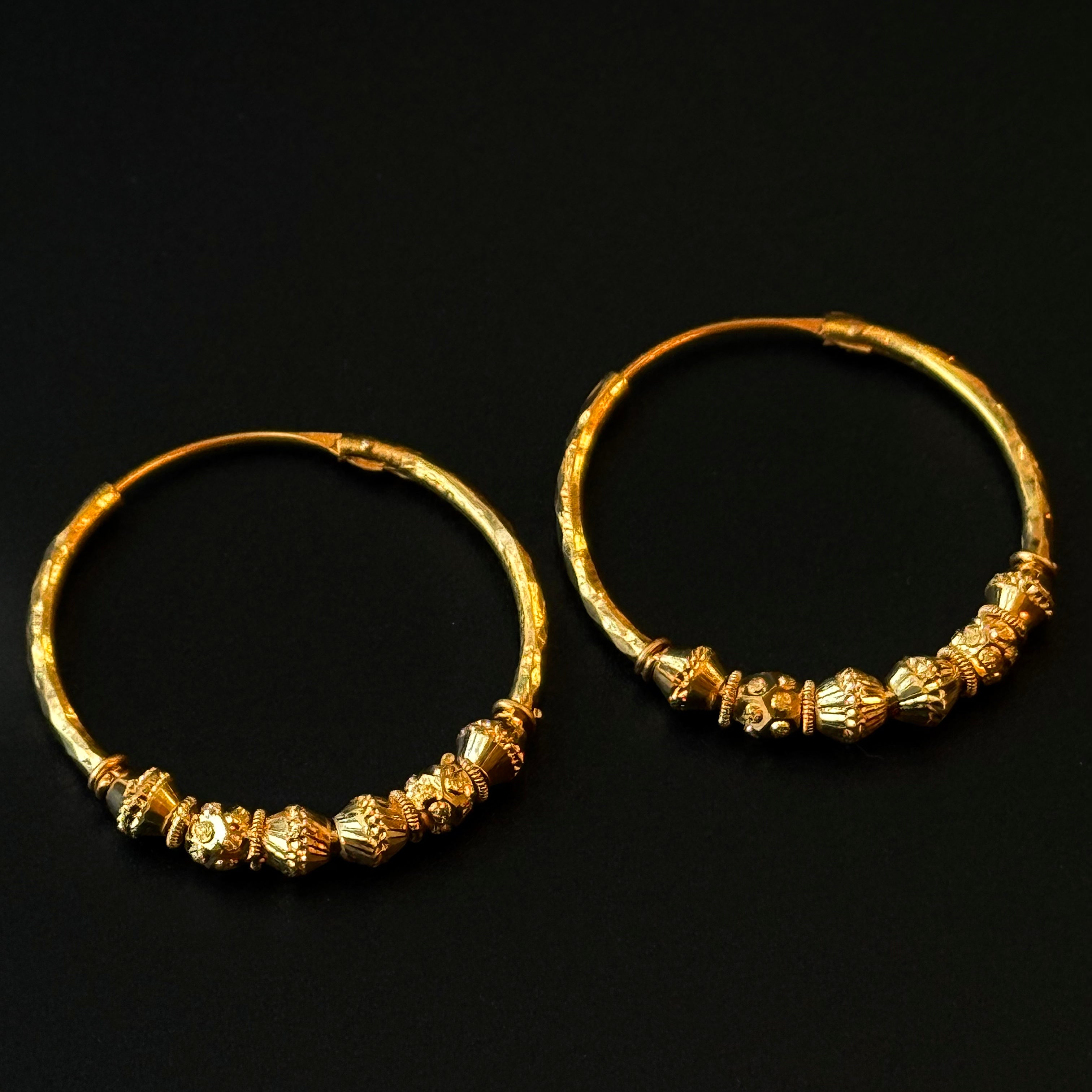 22K Gold Ladies Earrings