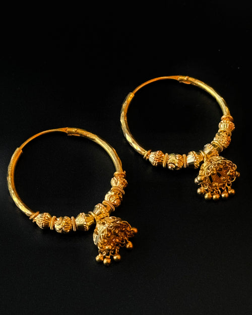 22K Gold Ladies Earrings