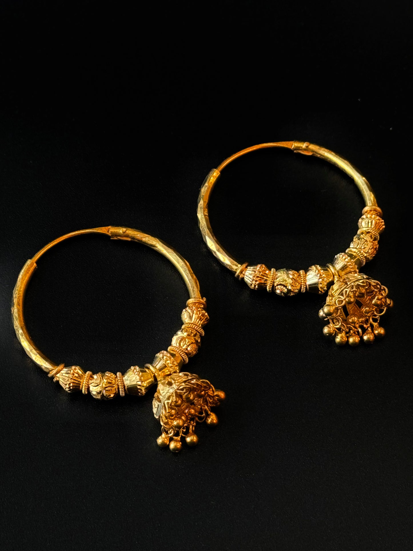 22K Gold Ladies Earrings