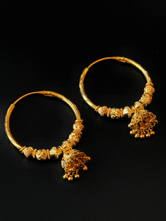 22K Gold Ladies Earrings