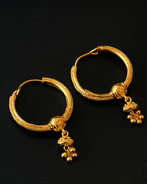 22K Gold Ladies Earrings