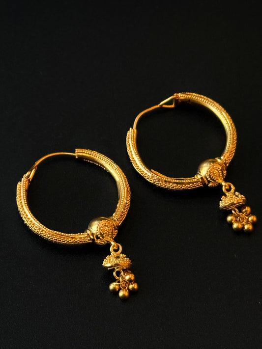 22K Gold Ladies Earrings