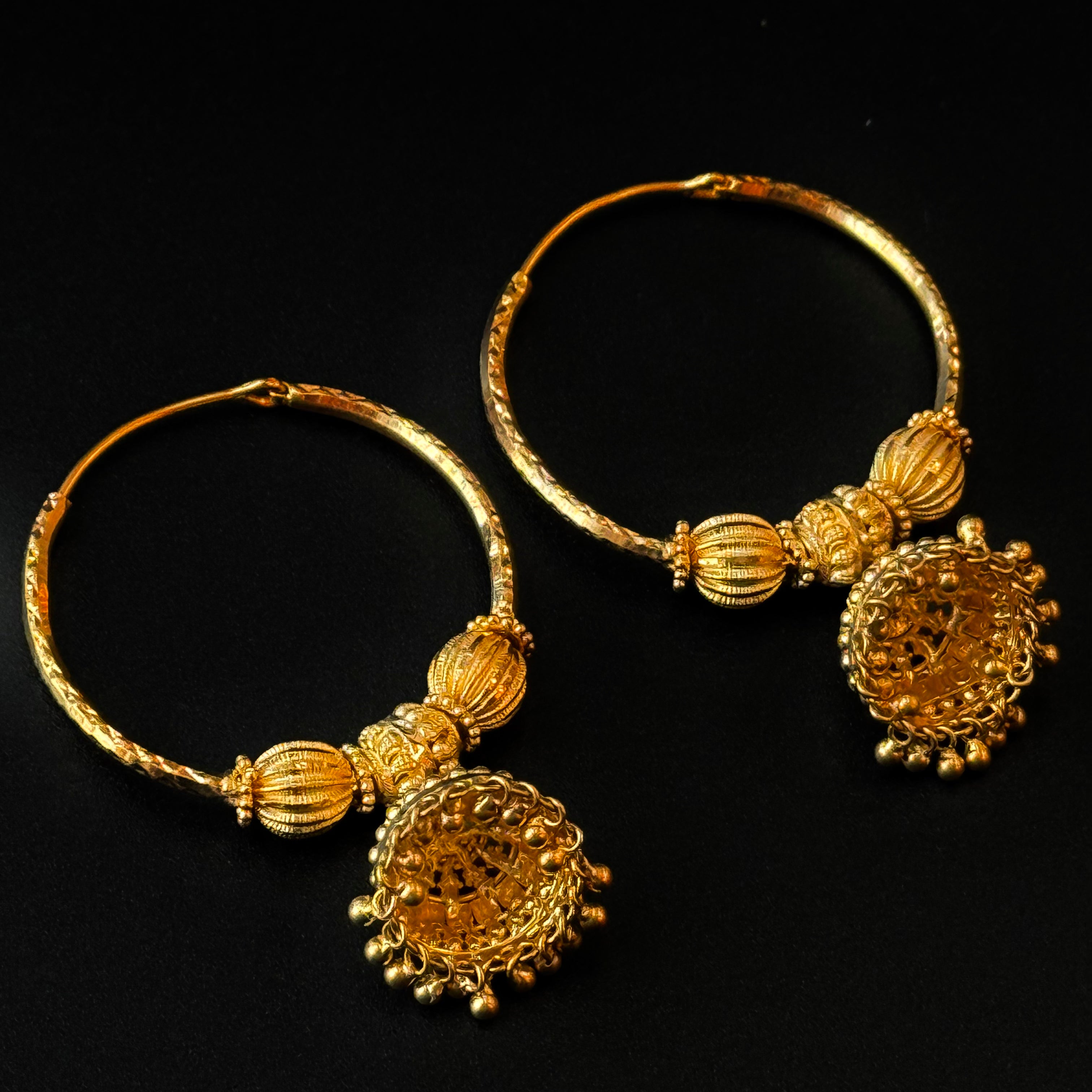 22K Gold Ladies Earrings