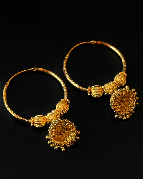 22K Gold Ladies Earrings