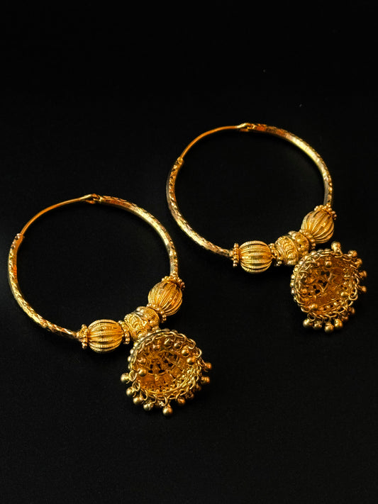 22K Gold Ladies Earrings